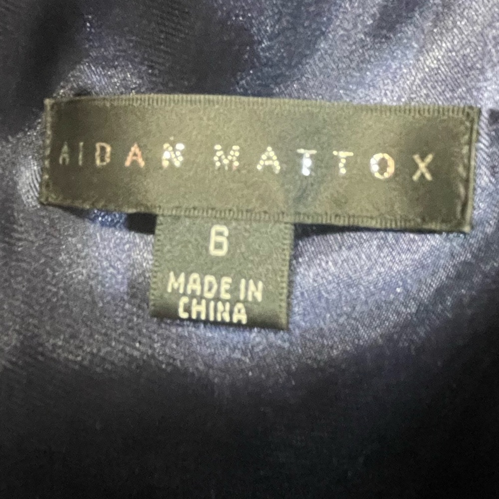 Aidan Mattox Elegant Black Gown